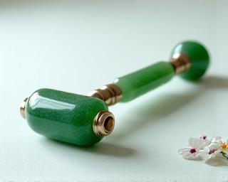 Jade roller and gua sha beauty tools
